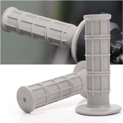 2 Stuks Rubber Motorfiets Stuurgrepen - Universele Fietsaccessoires voor Comfort en Grip