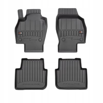 FROGUM Proline – Automatten Set – Perfecte Pasvorm – Geurloos TPE – Inclusief Kofferbakmat voor ŠKODA Scala Hatchback (2019-)
