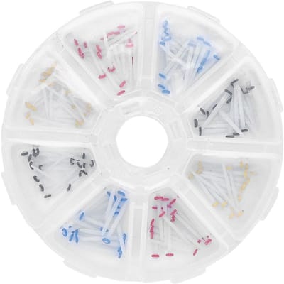 1 doos Dental Quartz Fiber Post Quartz Tand Defect Dental Fiber Post Repair Tool white