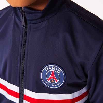 Paris Saint-Germain Trainingspak Kinderen - Maat 164 - PSG - Voetbakleding Kinderen - Blauw - Polyester