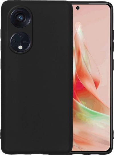 Hoesje - Geschikt voor OPPO Reno 8T 4G - Sterk & Shockproof - Hoes Cover - Siliconen Case - Telefoonhoesjes - Zwart