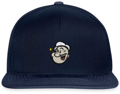 Popeye Als Borduurmotief Snapback cap