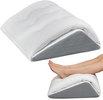 CLVP® Beenkussen Rugslaper - Wigkussen - Beenkussen - Grijs en Wit