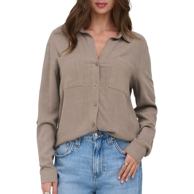 ONLY - ONLYASMIN-SIESTA LS LI BL SHIRT PNT NOOS Dames Blouse
