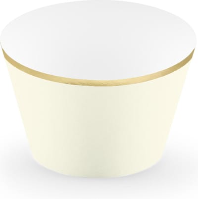 Cupcake vormen – Creme 6 stuks