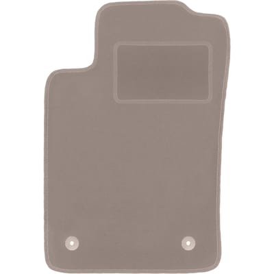 Beige bestuurdersmat voor: Peugeot 405 sedan, stationwagen, break (1987-1996)