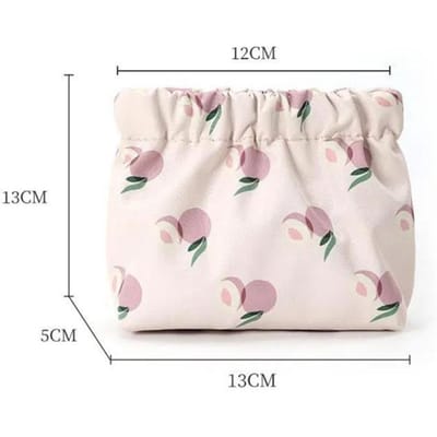 Bloem Vrouwen Schattige Lippenstift Tas Reis Maandverband Pouch Opbergtassen Mode Munt Oortelefoon Cosmetische Tas Organizer Case Tassen paars