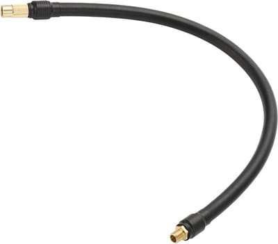 Universele Bandenoppompverlengingsslang voor Luchtpomp met Duurzame Rubber Connector en Adapter voor Bandenventiel 15.75 inch M8x0.8 10mm OD