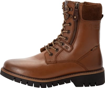 camel active Veterschoen gemaakt van echt nubuckleer - Maat womenswear-38 - Bruin