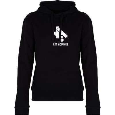 Les Hommes blouse Hoodie LH Mannen zwart