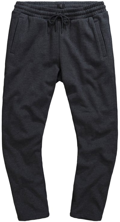 JP 1880 - Heren - Trainingsbroek Buik-Fit thuispak basic OEKO-TEX - Antraciet melange - Maat 3XL