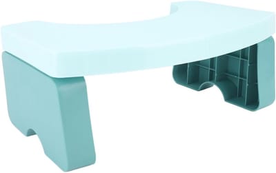 Toilet Krukje - Poepkrukje Krukje - Comfortabel Toiletteren - Opvouwbaar Ontwerp - 17.8 cm Hoog - Groen