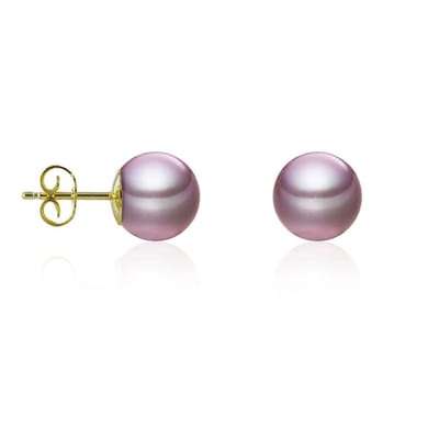 Luna-Pearls - 311.2042 - Oorbellen - 585/-Geel goud met Zuidzee gekweekte parel