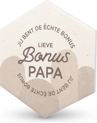 Keramieken onderzetter Bonus Papa