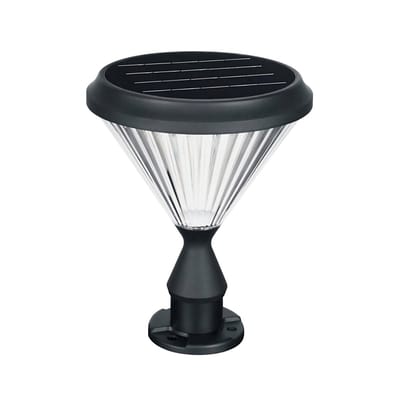 Iplux - Paris - Solar Tuinverlichting - Warm wit - Staande lamp 30cm