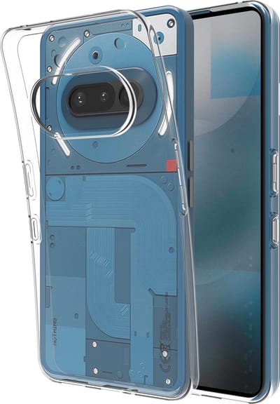 Cazy hoesje geschikt voor Nothing Phone (3a) Hoesje Siliconen - Flexibele Case - Transparant