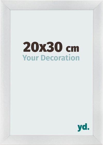 Your Decoration - Fotolijst 20x30 cm - MDF - Zilver Mat - Pisa