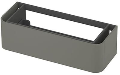 INK - Afgeronde Onderkast Gelakt 1 Lade Softclose Tbv Grepen - 1200x450x350 Mm - Mat Beton Groen