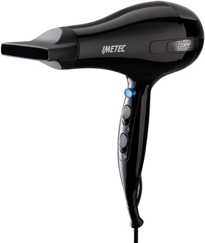 Imetec S6 2000 haardroger 2200 W Zwart