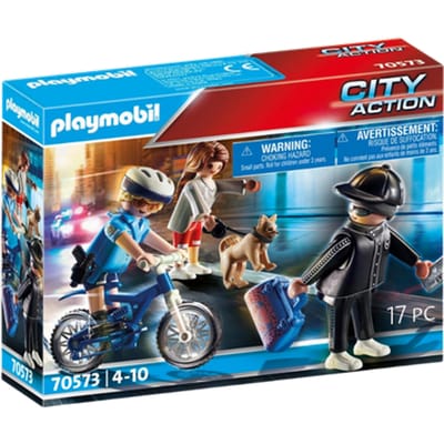 Playmobil 70573 Politiefiets: Achtervolging Van De Zakkenroller (kunststof, 4 - 6 jaar)