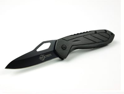 X-treme zakmes Grey - X350200 - eenhandsmes inklapbaar
