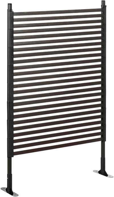 Outsunny Tuinhek Staal met PE-coating 93L x 22B x 150H cm Bruin