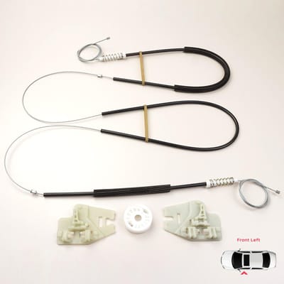 BWR282 Kit de réparation de lève-vitre Porte Avant Gauche pour BMW Série 3 E46 1998-2001 4/5 Portes Avant Rénovation 51337020659