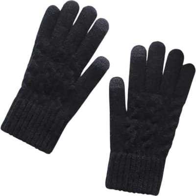 Nieuwe Winter Touchscreen Fleece Fietshandschoenen voor Mannen en Vrouwen - Warme Gebreide Wol Handschoenen met Volle Vingers voor Fietsen en Buitenactiviteiten