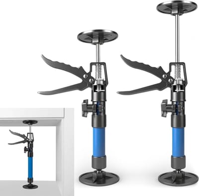 Telescopische Kozijnspanner - Montagesteun Steun - Klus Ondersteuning - Verstelbare Hoek - 30-59 cm - Blauw