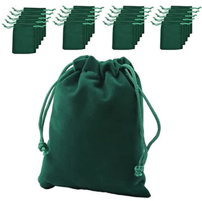Jute Sieraden Zakjes - 20 Stuks met Trekkoord - 7 x 9 cm - Perfect voor Cadeaus en Organisatie