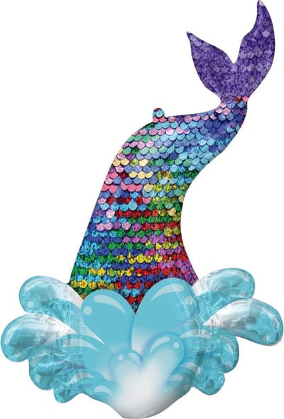 Zeemeerminstaart SuperShape heliumballon | per stuk