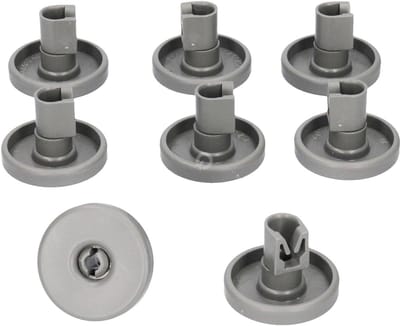 Vaatwasser Wielen - Onderdelen Set - Ondersteuning Manden - Duurzaam Materiaal - 40MM Diameter - Wit