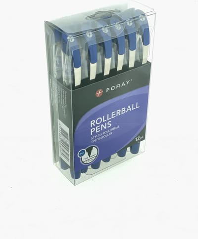 Foray - Rollerball Pennen - Blauw - Fijne Punt 0.7 mm