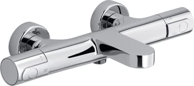 Plieger Milano Badthermostaat - Thermostatisch - Chroom - 150mm