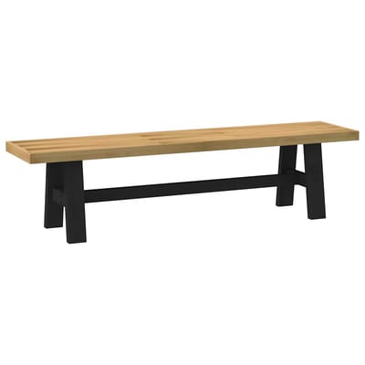 vidaXL - Eetbank - NOAIN - A-vormige - poten - 180x40x45 - cm - massief - hout