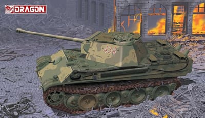 Dragon Modelbouwpakket Militaire voertuigen - 6913 Panther G w/Additional Turret Roof Armor - Premium Edition Plastic - 1:35 - Modelbouw