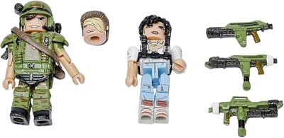 Actie figuren set - Verzamelobjecten figuur - Decoratie display - Gedetailleerd ontwerp - 2 stuks - Multicolor