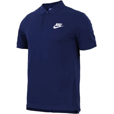 Nike Modieus Comfortabel Huidvriendelijk Veelzijdig Ademend Korte Mouw Poloshirt Heren tops 909747-429 L blue
