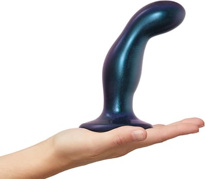 Strap-On-Me - Dildo Plug Snaky Metallic Black M