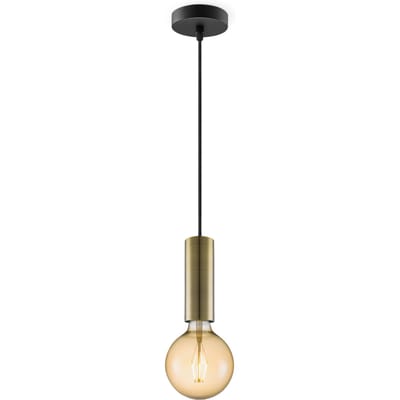 Home sweet home hanglamp Saga brons Globe g125 - amber