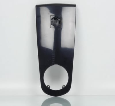 voorskirt rms voor scooter piaggio 250 vespa gts 2005 tot 2016 621143 / zwart ruw te spuiten nieuw
