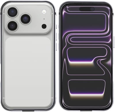 Rixus Crash Guard Case For Apple iPhone 17 Pro Max Silver