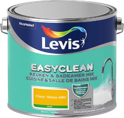 Levis - Easyclean Keuken & Badkamer Mix - Clear Yellow A80 - Mengverf - 2,5 L