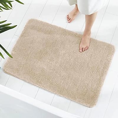 Antislip Badmat 60 x 90 cm - Machinewasbaar Microvezel Badtapijt - Comfortabel en Veilig voor Badkamer en Douche