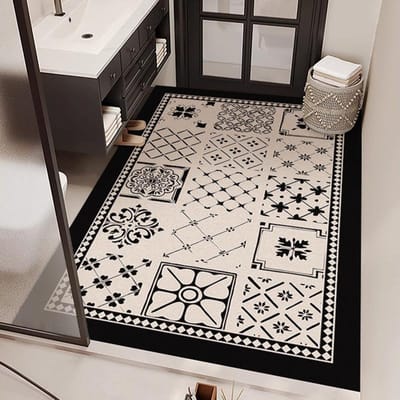 Badkamer Absorberend Antislip Beddengoed Wastafel Volledig Tapijt Entree Deurmat Badmat Diatomeeënaarde 100 * 120CM