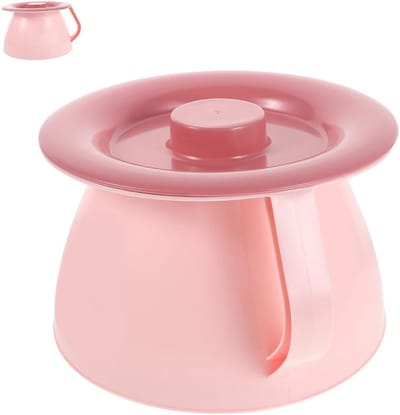Babypotje Urinoir - Draagbaar Toilet - Zindelijkheidstraining - Lekvrij Deksel - 24 x 22 x 14 cm - Roze