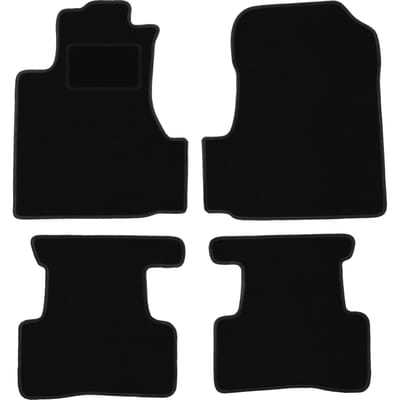 Zwarte velours vloermatten voor: Honda CR-V III SUV (2006-2011)