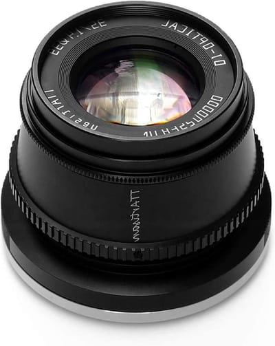 35mm F1.4 Lens voor APS-C Camera's - Handmatige Focus, Compatibel met Sony E-mount, Ideaal voor Portret- en Landschapsfotografie