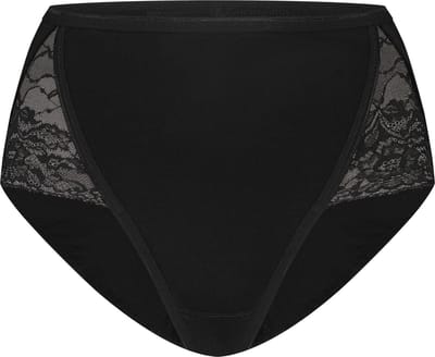 Ten Cate Basics high leg met kant zwart voor Dames | Maat M