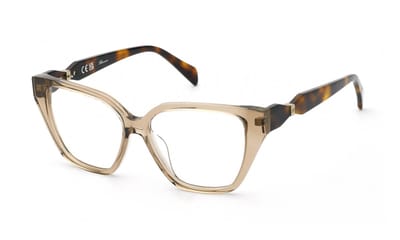 Blumarine VBM247 Marrone trasparente lucido 53/14/140 WOMAN Brilmonturen